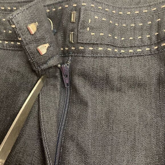 CATO Woman Capri Denim Pants Inseam 19.5 Size 20W Gray - Picture 4 of 9